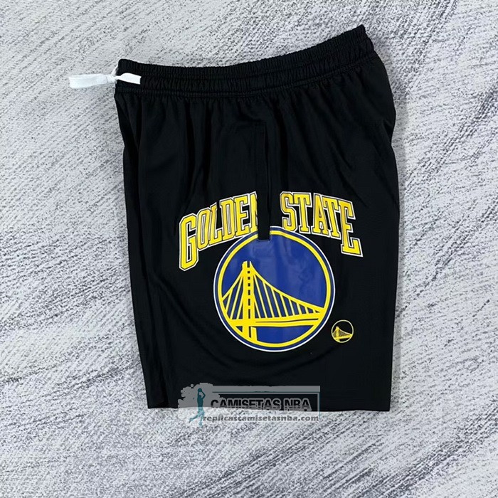 Pantalone Golden State Warriors Big Logo Just Don Negro